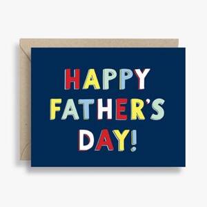 Colorful Father's Day Card
