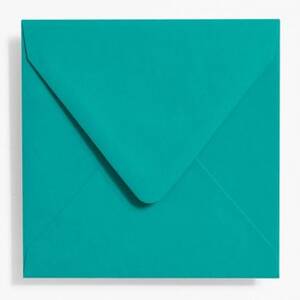 5.75" Square Peacock Envelopes