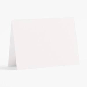 4 Bar Eco White Folded Cards