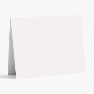 A2 Eco White Folded Cards