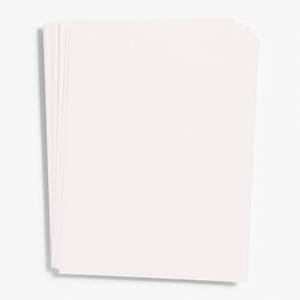 Eco White Card Stock 8.5" x 11" Bulk Pack