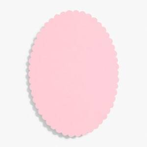 Scallop 4 Bar Blossom Oval Cards