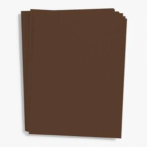 Chocolate Paper 8.5" x 11" Bulk Pack