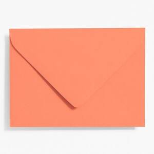 A7 Papaya Envelopes