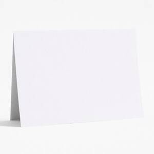 A7 Pure White Folded Cards