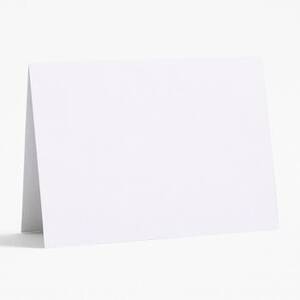 A6 Pure White Folded Cards