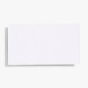 Pure White Business Cards