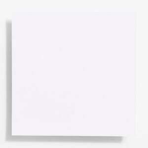 5.5" Square Pure White Note Cards