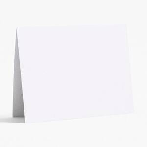 A2 Pure White Folded Cards