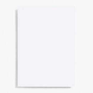 4 Bar Pure White Note Cards