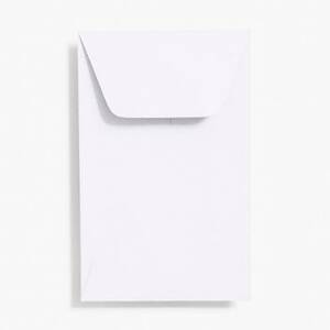 Pure White Coin Envelopes