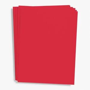 Red Paper 8.5" x 11" Bulk Pack