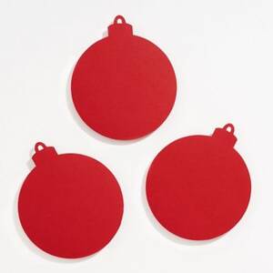 Red Ornament Cards