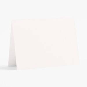 4 Bar Superfine White Folded Cards
