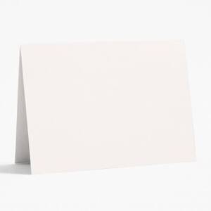 A6 Superfine White Folded Cards