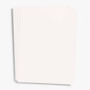 Superfine White Card Stock 8.5" x 11" Bulk Pack