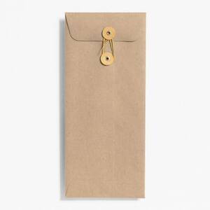 #10 String & Button Paper Bag Envelopes