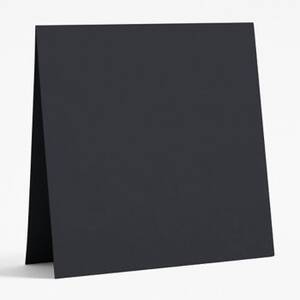 5.5" Square Black Folded Cards