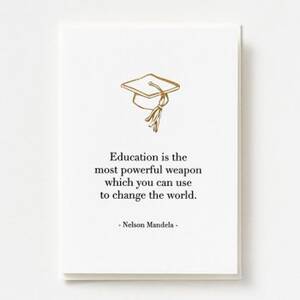 Powerful Education Graduation Card