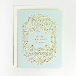 Cheers to Marriage Wedding Card