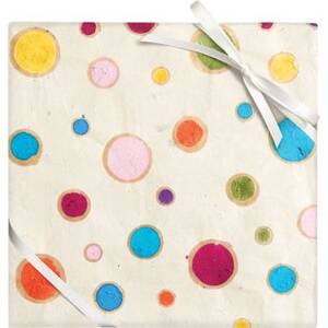 Multicolor Dots Handmade Paper