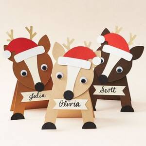 Reindeer Placecard Kit