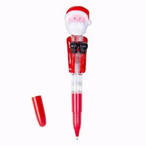 Light Up Punching Santa Pen