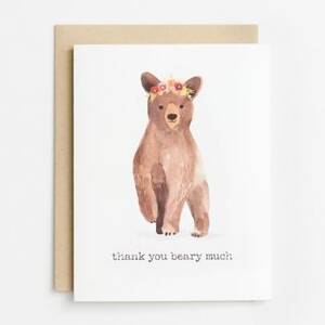 Beary Much Thank You Card