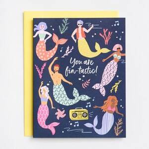 Fintastic Mermaid Greeting Card