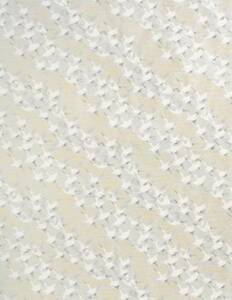 Yuzen Cranes on Light Gray Handmade Paper