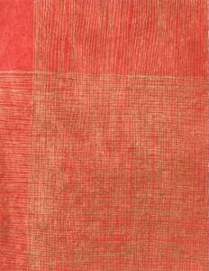 Lokta Gold Crossed Lines on Red Handmade Paper