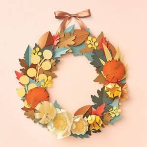 Fall Pumpkins & Foliage Wreath Craft Kit