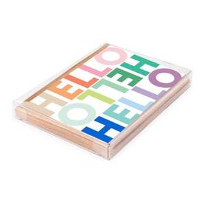 Colorful Hello Stationery Set