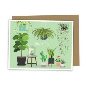 Potted Plants Thank You Card Set