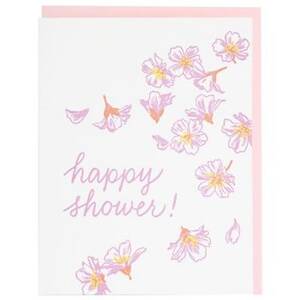 Blossoms Wedding Shower Card