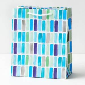 Blue Green Tile Medium Gift Bag