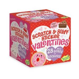 Scratch & Sniff Donuts Valentine Card Set