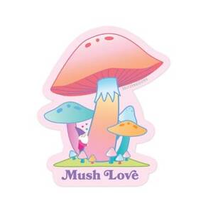 Mush Love Vinyl Sticker