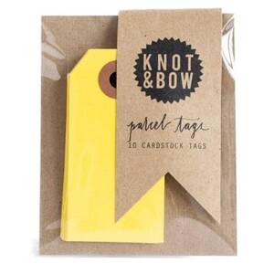 Classic Light Yellow Parcel Gift Tags