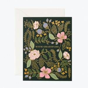 Floral With Gratitude Thank You Card