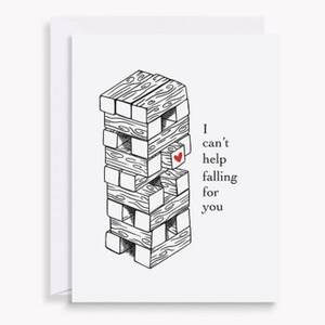 Can't Help Falling Valentine Card