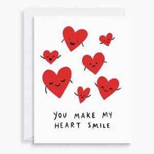 Heart Smile Valentine Card