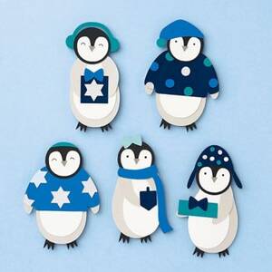 Hanukkah Penguins Craft Kit