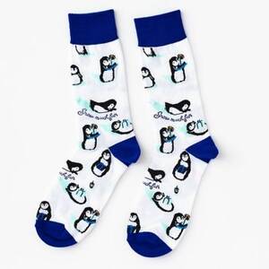Hanukkah Penguin Socks