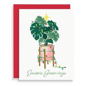Seasons Greenings Holiday Card