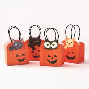Pumpkin Animal Treat Bags