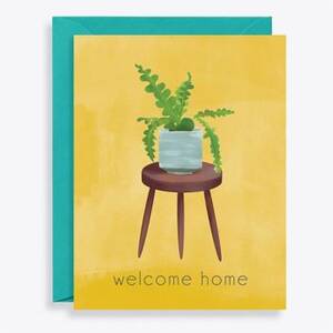 Plant Welcome Home Greeting Card