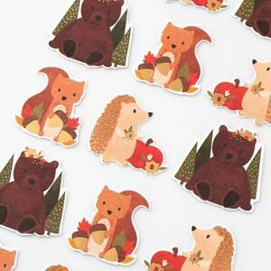 Fall Critter Stickers
