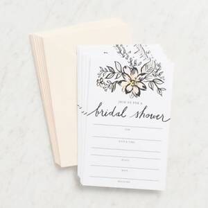 Bridal Shower Floral Fill-In Invitations