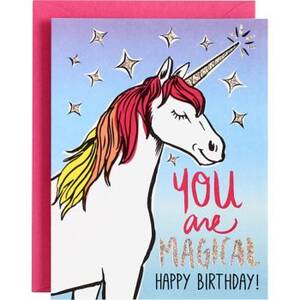 You Are Magical Unicorn Birthday Card